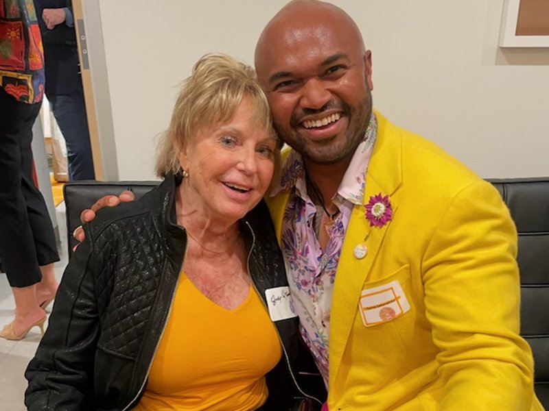 Dr. Satterwhite with Judy Van Maasdam